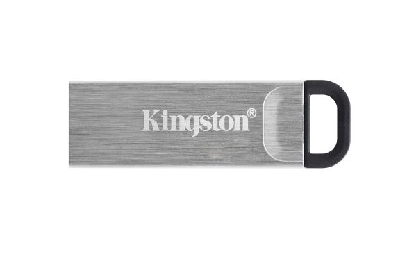 Stick de memorie USB KINGSTON DataTraveler Kyson 128GB, USB 3.2 Gen 1, argintiu