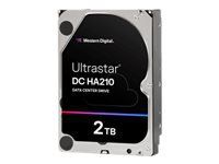 WESTERN DIGITAL Ultrastar DC HA210 3.5inch 26.1MM 2000GB 128MB 7200RPM SATA ULTRA 512N SE