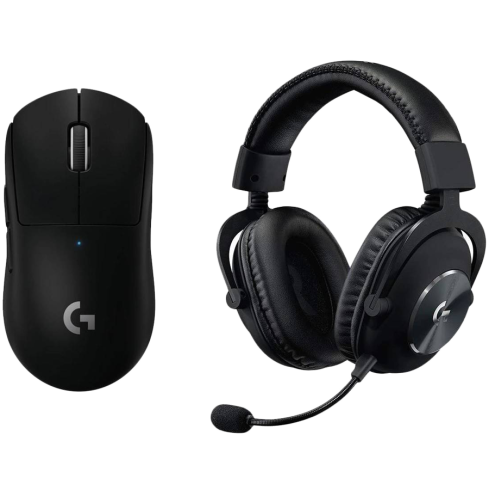 LOGITECH G PRO X Wireless LIGHTSPEED Gaming Mouse and headset - BLACK - 2.4GHZ/BT - EMEA29-953