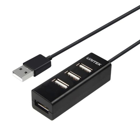 Unitek хъб USB 2.0 HUB 4 port - Y-2140