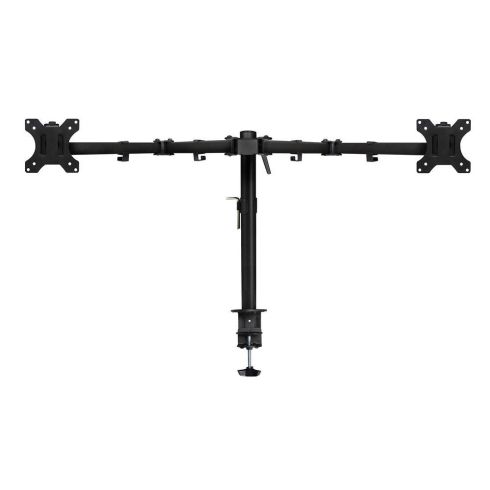 Стойка за 2 мониторa ACT AC8302, за бюро, Регулируема, 32", 2x8 кг, Черна - нарушена опаковка