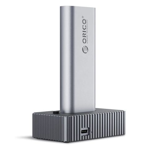 Orico Storage - Case/Docking Station - M.2 NVMe/NGFF - IT18C3-GY