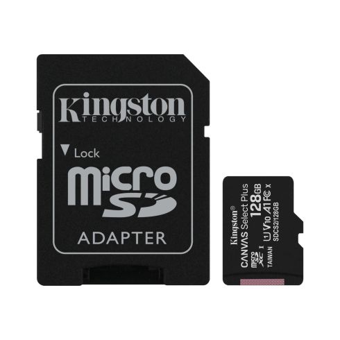 Карта памет Kingston Canvas Select Plus  microSDXC 128GB, Bulk