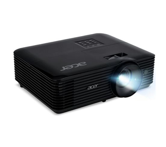 Proiector multimedia Acer Projector X1128H, DLP, SVGA (800x600), 4800Lm, 20.000:1, 3D ready, 40 grade Auto keystone, ACpower on, HDMI, VGA, RCA, USB (Tip A, 5V/1.5A), Audio in , 1x3W, 2,7 kg, negru