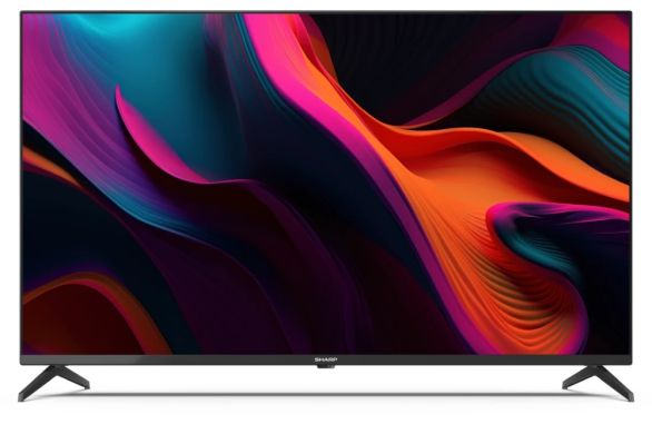 Televizor Sharp 43GL4260, Google TV LED de 43 inchi, 4K Ultra HD 3840x2160 fără cadru, AQUOS, 1.000.000:1, DVB-T/T2/C/S/S2, Active Motion 1000, HDR10, Dolby Atmos, Dolby Vision, Google Assistant, Chromecast Încorporat, HDMI 2.1 cu eARC, mufă/lin pentru că