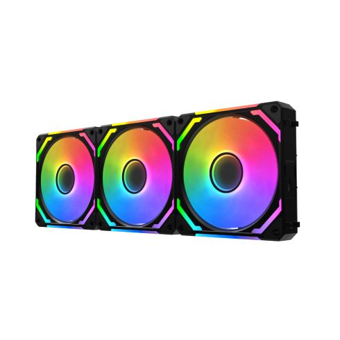 Xigmatek Комплект вентилатори Fan Pack 3-in-1 3x120mm - Starlink Ultra - Infinity Mirror, A-RGB