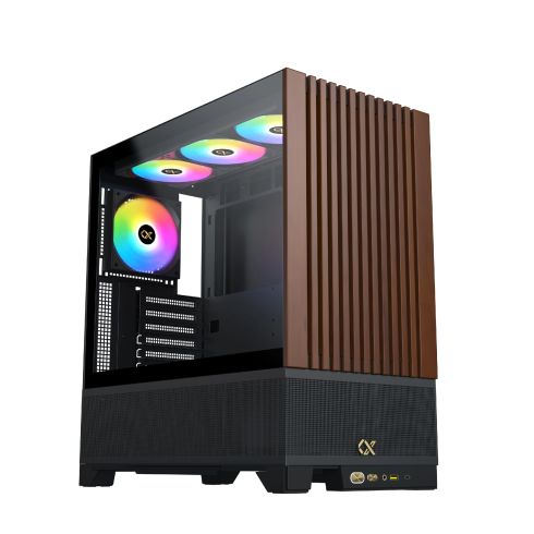 Xigmatek кутия Case EATX - Endorphin WD, Addressable RGB, Wood