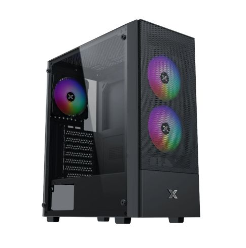 Xigmatek Case ATX - Hero II Air 3F - RGB, Tempered Glass