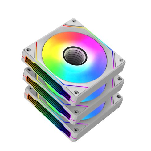 Xigmatek Fan Pack 3-in-1 3x120mm - Infinity G20A Arctic - Infinity Mirror, A-RGB