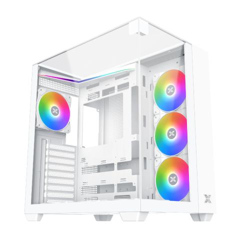 Xigmatek Case ATX - AQUA V ARCTIC - 7 ARGB Fans