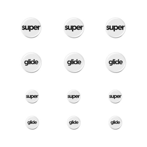 Pulsar Superglide 2 for Universal 6mm + 9mm 12pcs [White]