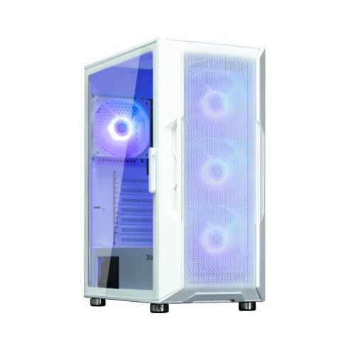 Zalman Case ATX - i3 NEO ARGB White - Mesh, aRGB, Tempered Glass