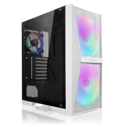 Raijintek Case ATX - SILENOS MS PRO WHITE - 2 x 200 mm ARGB Fans