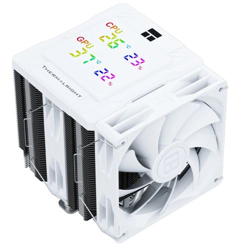 Thermalright CPU Cooler Peerless Assassin 120 Digital White - Dual-Tower - LGA1851/AM5
