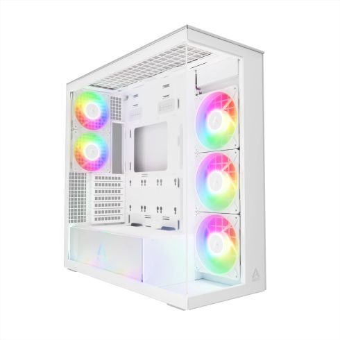 Arctic Case E-ATX - Xtender (White) - 5 A-RGB Fans included