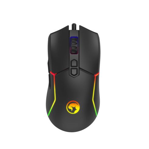 Marvo Геймърска мишка Gaming Mouse CAPO 35 Black M655 RGB - 12000dpi, 7 programmable buttons, 1000Hz
