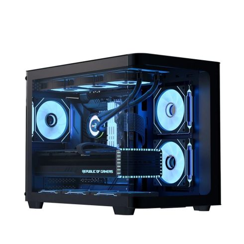 AeroCool Case mATX - P300C-G-BK-v1 - 3 x 120 mm Infinity Mirror A-RGB