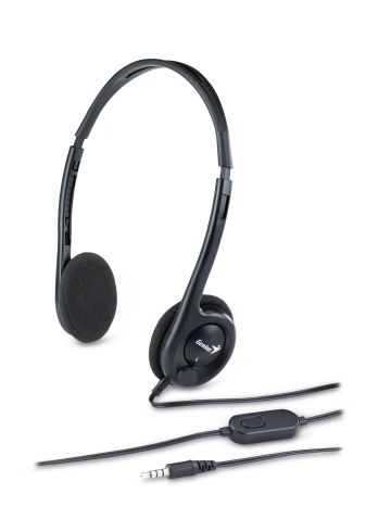 Genius слушалки с микрофон Headset HS-200C - Lightweight, Black