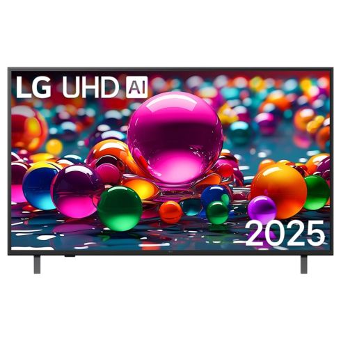 Телевизор LG 50UA75006LA, 50" 4K UltraHD TV 4K (3840x2160), DVB-T2/C/S2, webOS 25 Smart, ThinQ AI, Alpha 7 AI, WiFi, HDR10 pro, HLG, ALLM/HGiG, 4K Upscaling, AI Sound pro, Multiple View, HDMI eARC, LAN, USB, Bluetooth, Google Cast, 2 Pole Stand, Black