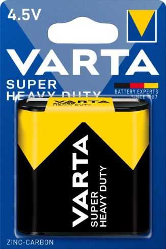 Zinc carbon battery   3R12  1 pcs. blister  4.5V VARTA