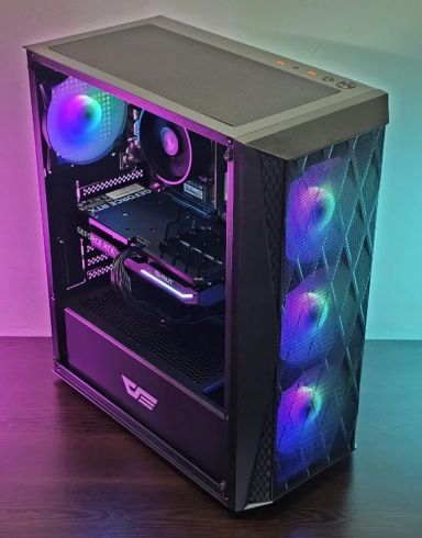 Ryzen 5-5500 / RTX 4060 8GB / RAM 32GB RGB / SSD 1000GB / - Gaming PC DarkReaper DR039