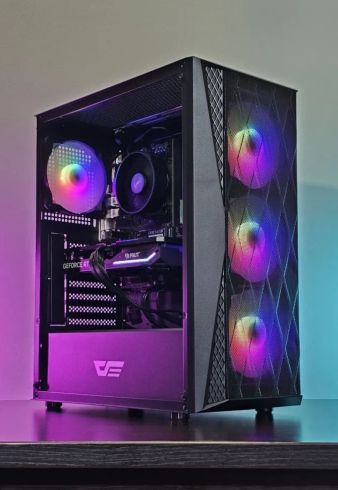 Ryzen 5-5500 / RTX 4060 8GB / RAM 32GB RGB / SSD 1000GB / - Gaming PC DarkReaper DR039