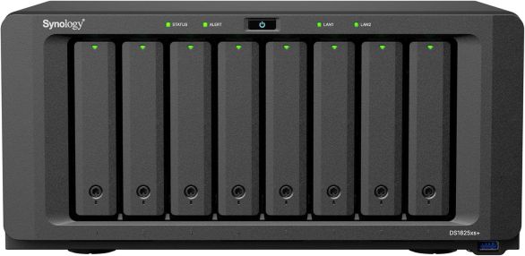 Мрежов сторидж Synology DS1825+, за 8 диска, AMD Ryzen V1500B, 8 GB DDR4