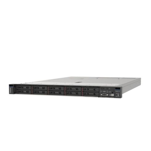 Сървър Lenovo ThinkSystem SR630 V3, Xeon Silver 4510 (12C 2.4GHz 30MB Cache/150W), 32GB (1x32GB, 4800MHz 1Rx4 DDR5 RDIMM), 4x 3.5" SAS/SATA, 9350-8i 2GB, 1x1100W Titanium, 4 Performance Fans, XCC2 Platinum, Toolless V2 Rails