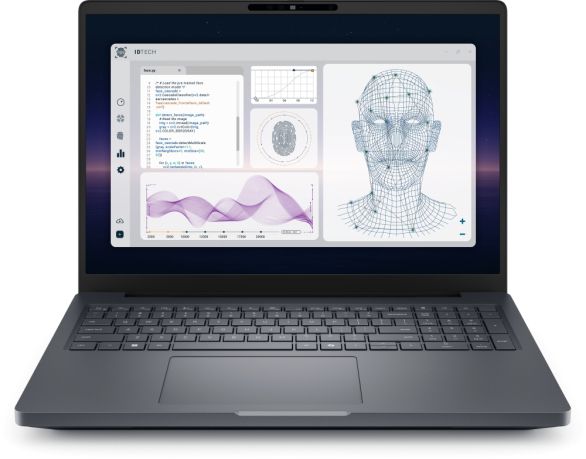Лаптоп Dell Pro Max 16 Plus MB16250, Intel Ultra 7 265HX (13TOPS NPU, 20 cores, up to 5.30 GHz), 16.0" FHD+(1920x1200) VRR 120Hz, 500nits, 32GB: 2x16GB 6400 MTs DDR5, 1TB SSD, NVIDIA RTX PRO 3000 12GB GDDR7, 8MP HDR + IR Cam, and Mic, Wi-Fi 7, FPR, Backli