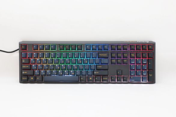 Ducky Professional Gaming Mechanical Keyboard One 3 Pro Nazca Line - 8K, Cherry MX2A RGB Silent Red [Linear]