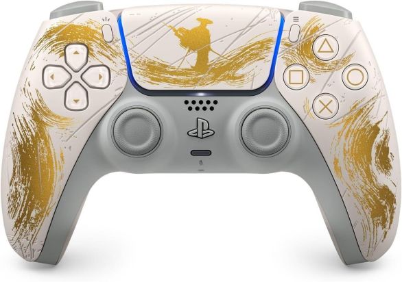 Безжичен контролер Sony DualSense - Ghost of Yotei Gold Limited Edition
