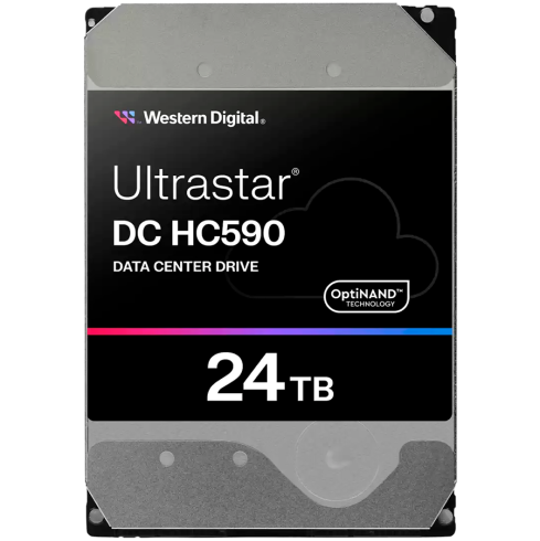 HDD Server WD/HGST ULTRASTAR DC HC590 (3.5'', 24TB, 512MB, 7200RPM, SATA 6Gb/s, 512E SE NP3) SKU: 0F65684