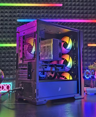 RX 9060XT/ Ryzen 5-7500F/ RAM 16GB DDR5/ SSD 512GB/ Геймърски компютър Dark Reaper DRST0016