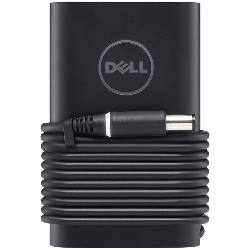 Dell 7.4 mm barrel 65 W AC Adapter with 1 meter Power Cord - Euro