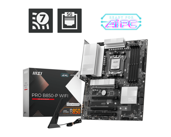 Дънна платка MSI Pro B850-P WiFi AM5
