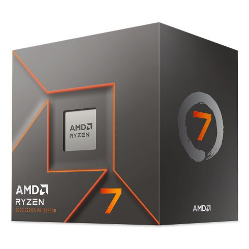 CPU AMD RYZEN 7 8700F, 8-Core 4.1GHz (Up to 5.0GHz) 24MB Cache, 65W, AM5, BOX