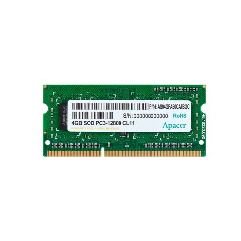 Memorie Apacer 4GB Memorie pentru notebook - DDR3 SODIMM PC10600 512x8 @ 1333MHz