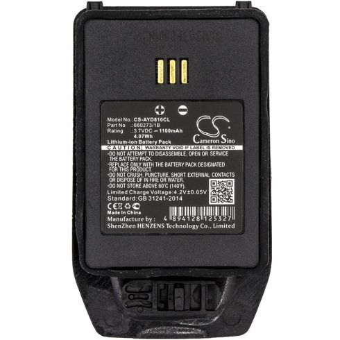 Battery for cordless phone Avaya DECT 3740   3,7V 1100mAh LiIon CAMERON SINO