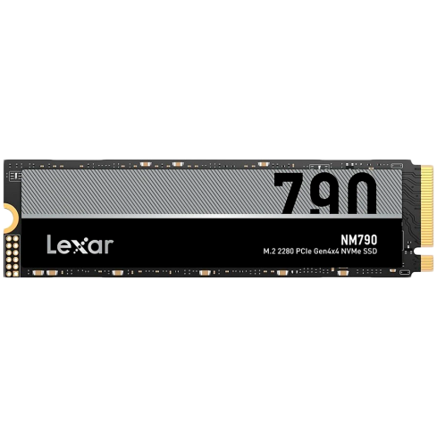 Lexar 512GB PCIe Gen 4X4 M.2 NVMe de mare viteză, până la 7200 MB/s de citire și 4400 MB/s de scriere, EAN: 843367130276