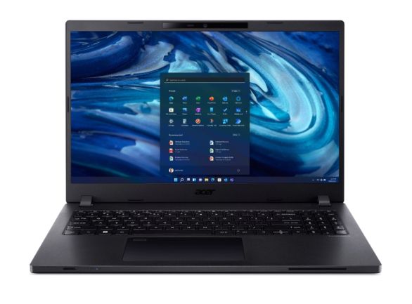 Laptop Acer Travelmate TMP215-54-76M5, Core i7 1255U, (până la 4,70 Ghz, 12 MB), 15,6" FHD AG IPS, 16 GB DDR4, 512 GB NVMe SSD, kit de upgrade HDD, Intel UMA, cameră HD cu obturator, TPM2.0, TPM2. Cititor de carduri Micro SD, FPR, Wi-Fi 6AX, BT 5.0, KB, L