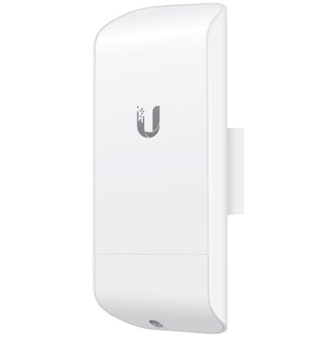 Loca UBIQUITI airMAX NanoStation M2; banda de frecventa 2,4 GHz; Integrare plug-and-play cu antene airMAX; 150+ Mbps, interval de peste 5 km, 8,5 dBi.