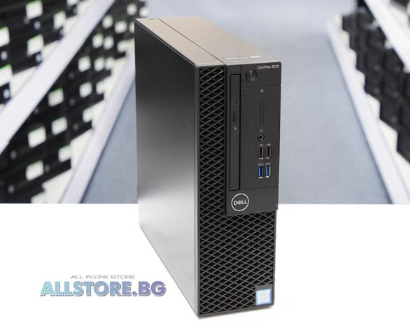 Dell OptiPlex 3070, Intel Core i5, 8192MB DDR4, 256GB M.2 NVMe SSD, desktop subțire, grad A