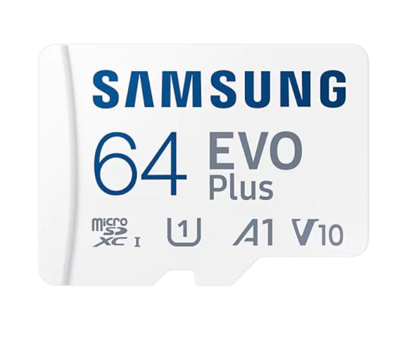 SAMSUNG EVO Plus microSDXC 64GB UHS-I U1 Read up to 130MB/s Full HD Memory Card incl. SD-Adapter 2021