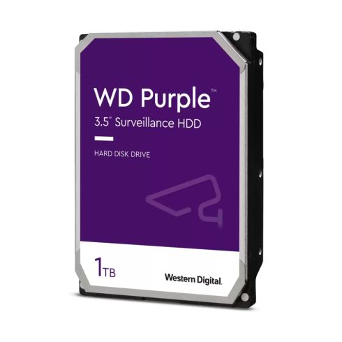 WD Purple 1TB SATA 6Gb/s HDD intern de 3,5 inchi 64MB Cache