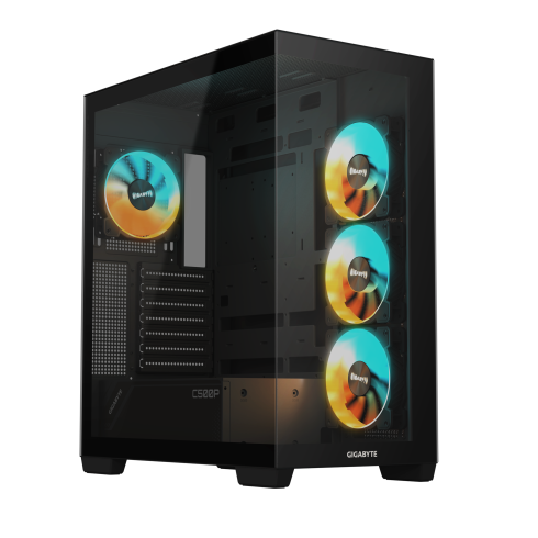 Case Gigabyte C500 PANORAMIC Stealth Black - Mid-Tower