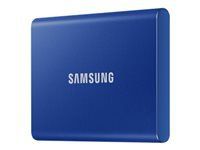 SAMSUNG SSD portabil T7 2TB USB extern 3.2 Gen 2 albastru indigo