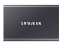 Hard disk Samsung Portable SSD T7 4TB, USB 3.2 Citire 1050 MB/s Scriere 1000 MB/s, Titan Gri