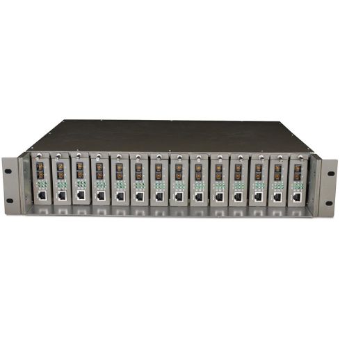 Șasiu TP-LINK cu 14 sloturi pentru montare în rack, negru (8,6x48.2 cm)