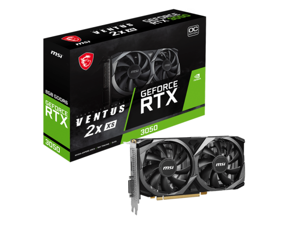 MSI RTX3050 VENTUS 2X XS 8G OC