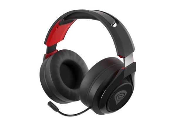 Căști Genesis Gaming Headset SELEN 400 cu microfon fără fir Negru-Roșu